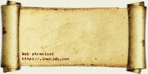 Andjelina Mečkić vizit kartica